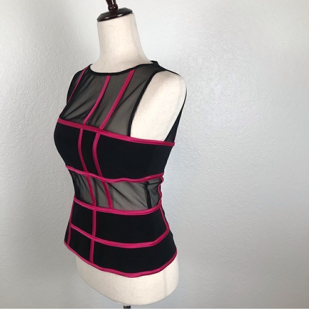 Js Collections Retro 60’s Look Sheer Mesh Color B… - image 3